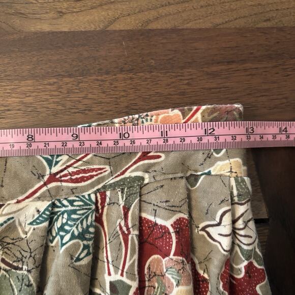 Vintage Ms. Paquette USA Two-Piece Top Flare Skirt Button Up Set Boho Floral-M - Picture 15 of 16